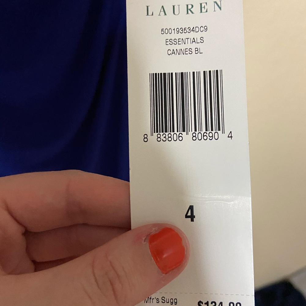 NWT Lauren Ralph Lauren dress size 4 - Picture 4 of 5